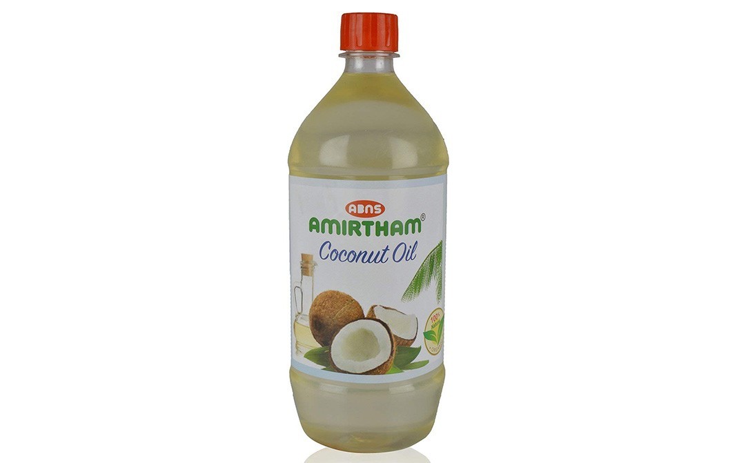 ABNS Amirtham Coconut Oil    Bottle  1000 millilitre